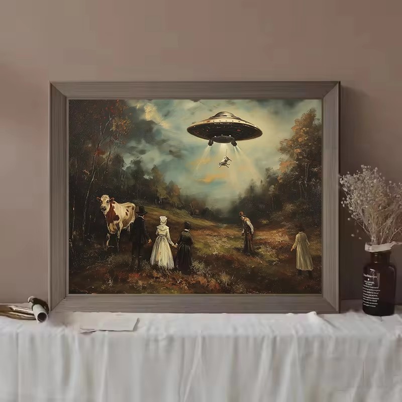 Vintage Surreal Funny Victoria - đánh giá và giá Star Map Poster